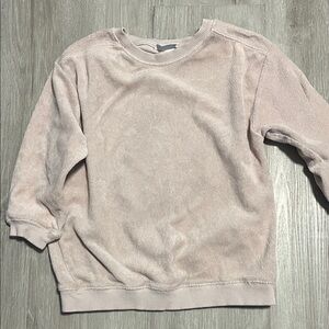 Zara Soft Pink Crew Neck Sweater